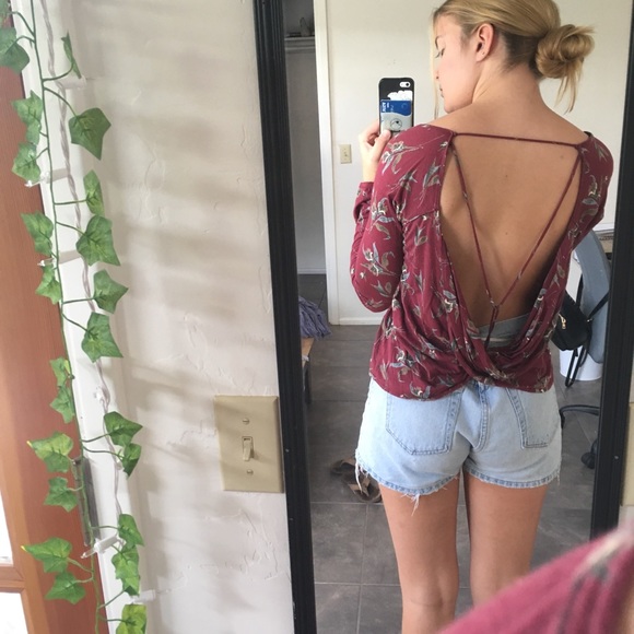 Free People Open-Back Sweater - Picture 2 of 3